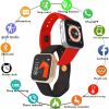 Usb Charging Fitness Tracker Bluetooth 4.0 Heart Rate Monitor Led Digital Sport Smart Watch For Andorid IOS 1.44 Inch Wristband